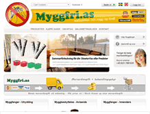 Tablet Screenshot of myggfri.as